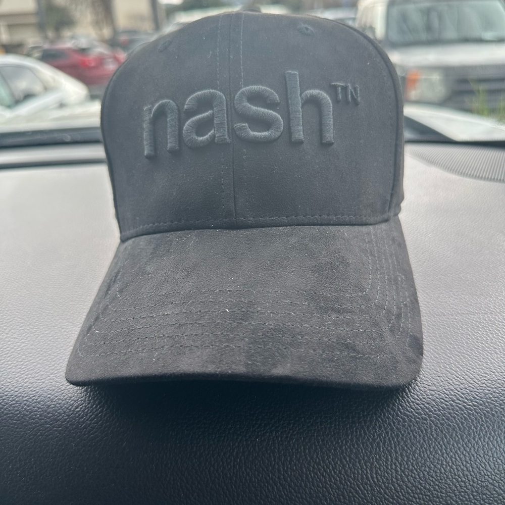 Black suede Hat